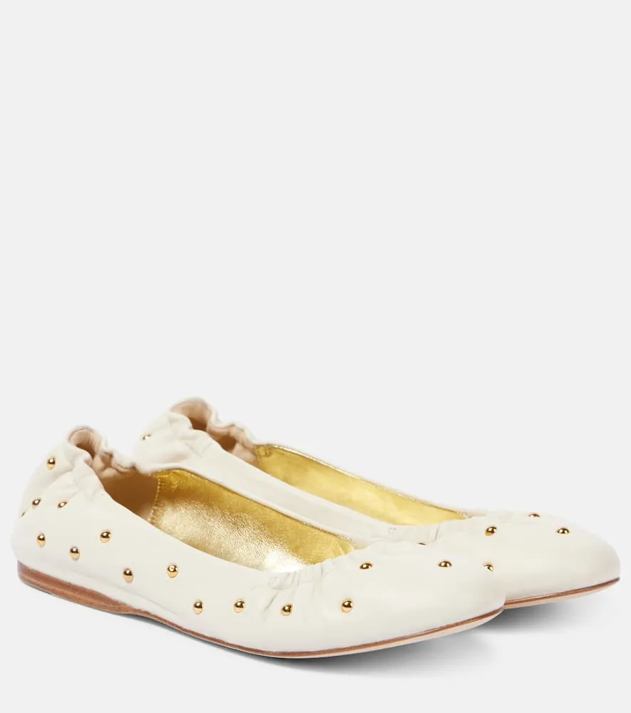 Chloe Eia studded leather ballet flats