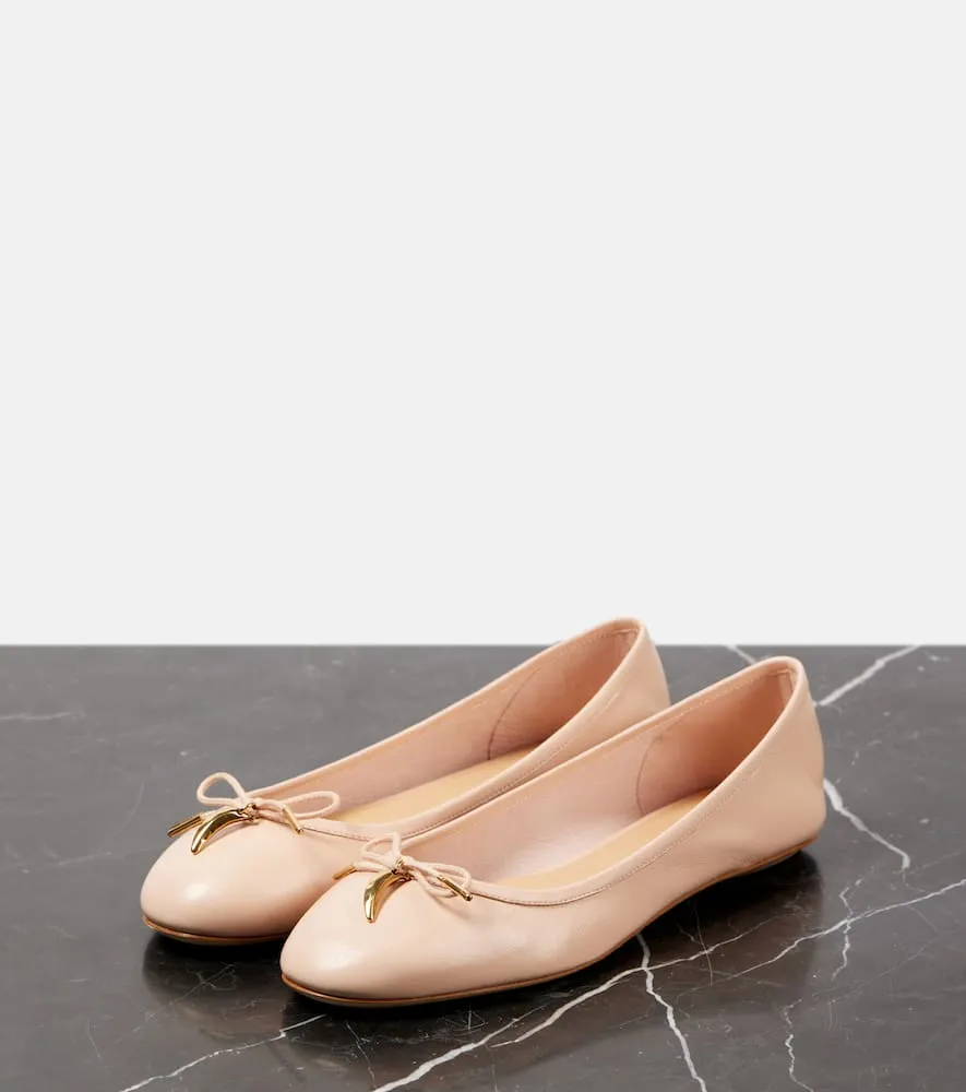 Chloe Iris leather ballet flats