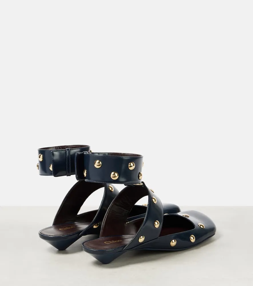 Chloe Jade studded leather sandals