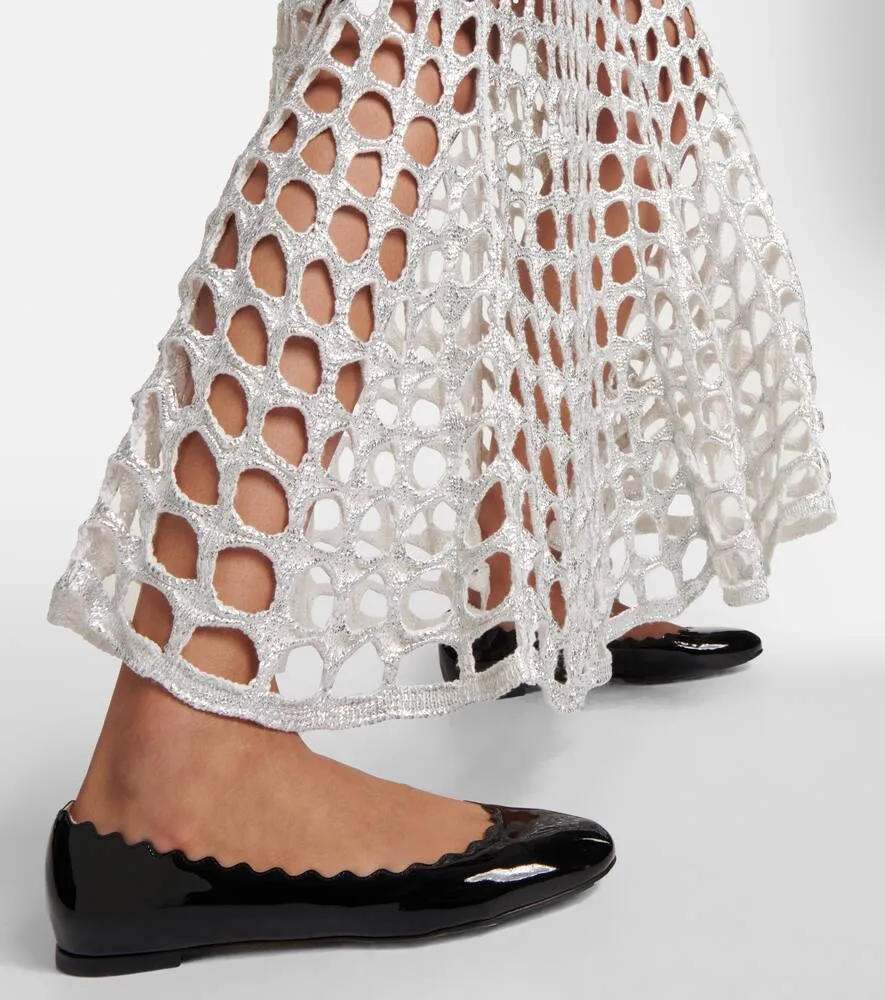Chloe Lauren patent leather ballet flats