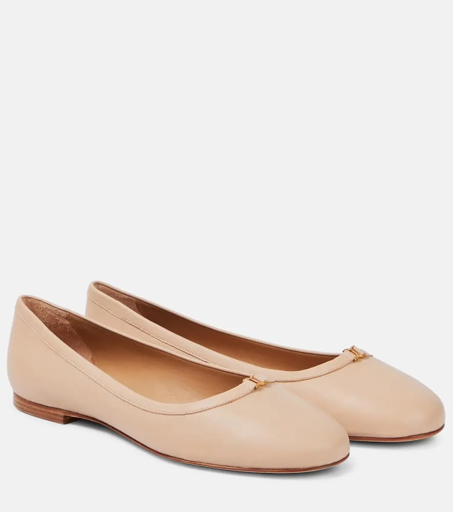Chloe Marcie leather ballet flats