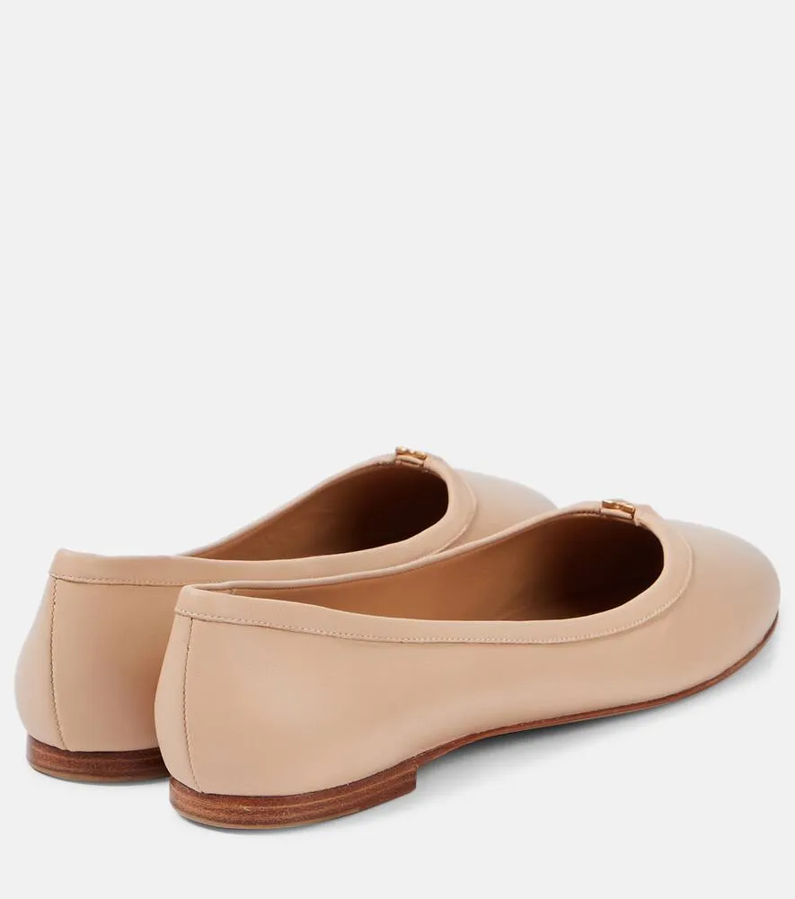 Chloe Marcie leather ballet flats