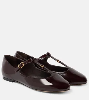 Chloe Marcie patent leather ballet flats