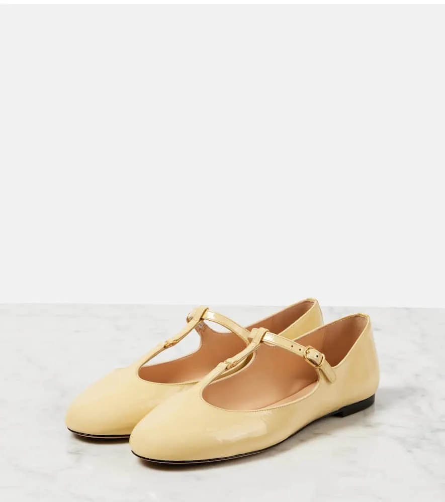 Chloe Marcie patent leather Mary Jane flats