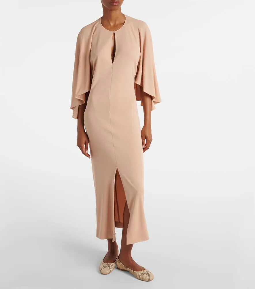 Chloe Marcie snake-effect leather ballet flats