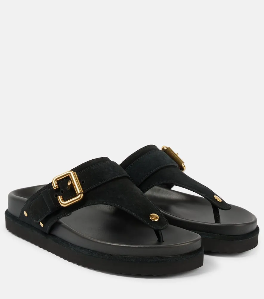 Chloe Nil suede thong sandals