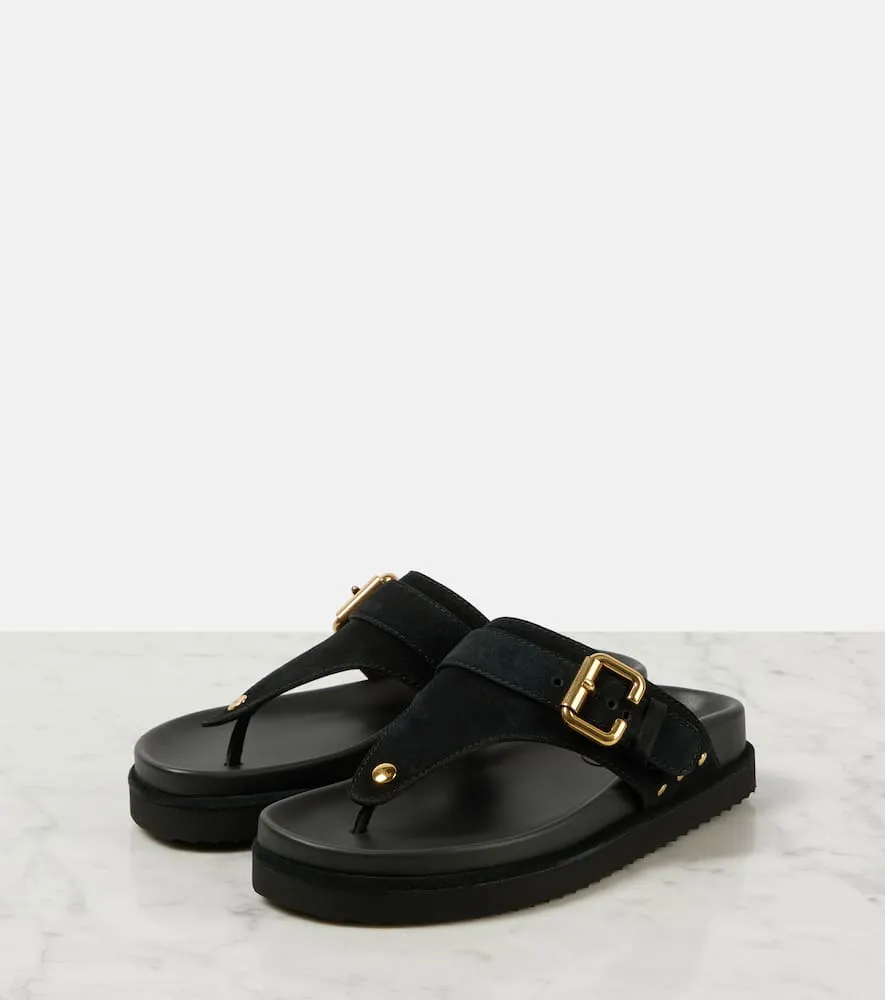 Chloe Nil suede thong sandals