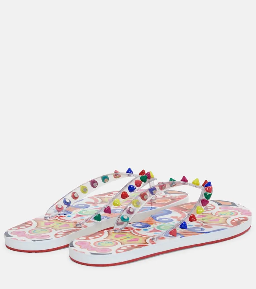 Christian Louboutin Loubi Flip Spikes thong sandals
