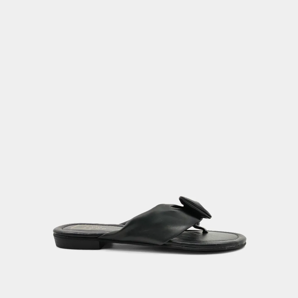 Dharma Slip on Sandal in Black by ShuShop - FINAL SALE