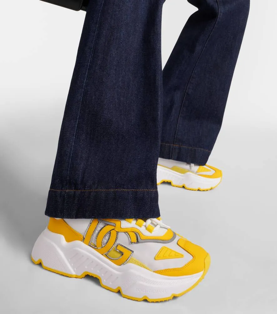 Dolce&Gabbana Daymaster leather-trimmed sneakers