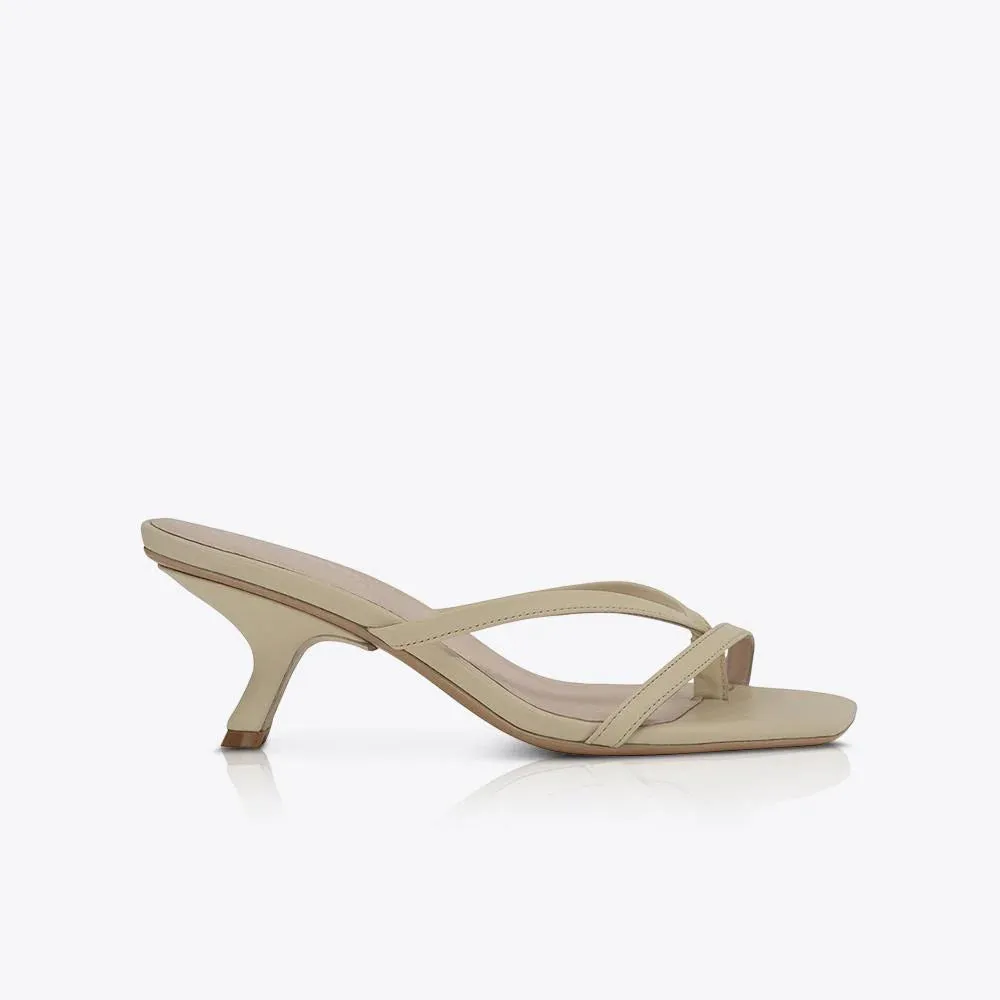 DULCE MID HEEL | OFF WHITE (Copy)