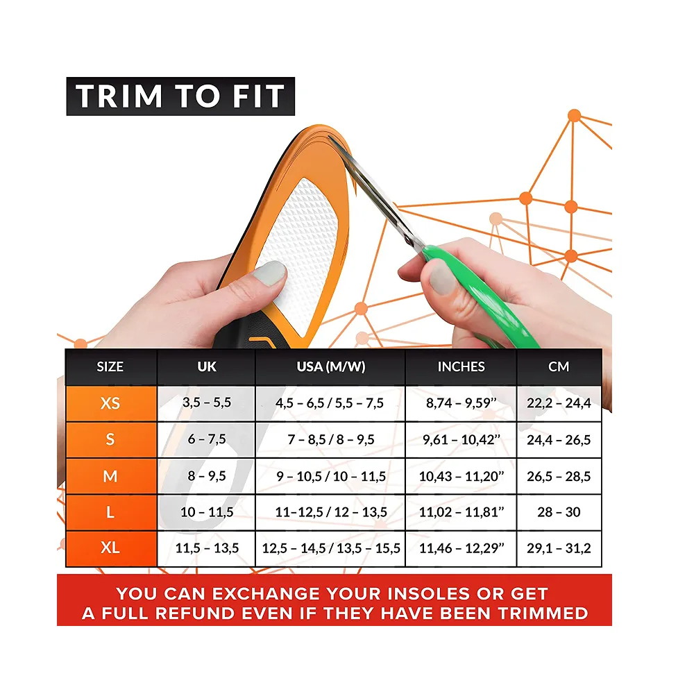 Easyfeet New 2023 Sport Athletic Shoe Insoles Men Women | Ideal for Active Sports Walking Running
