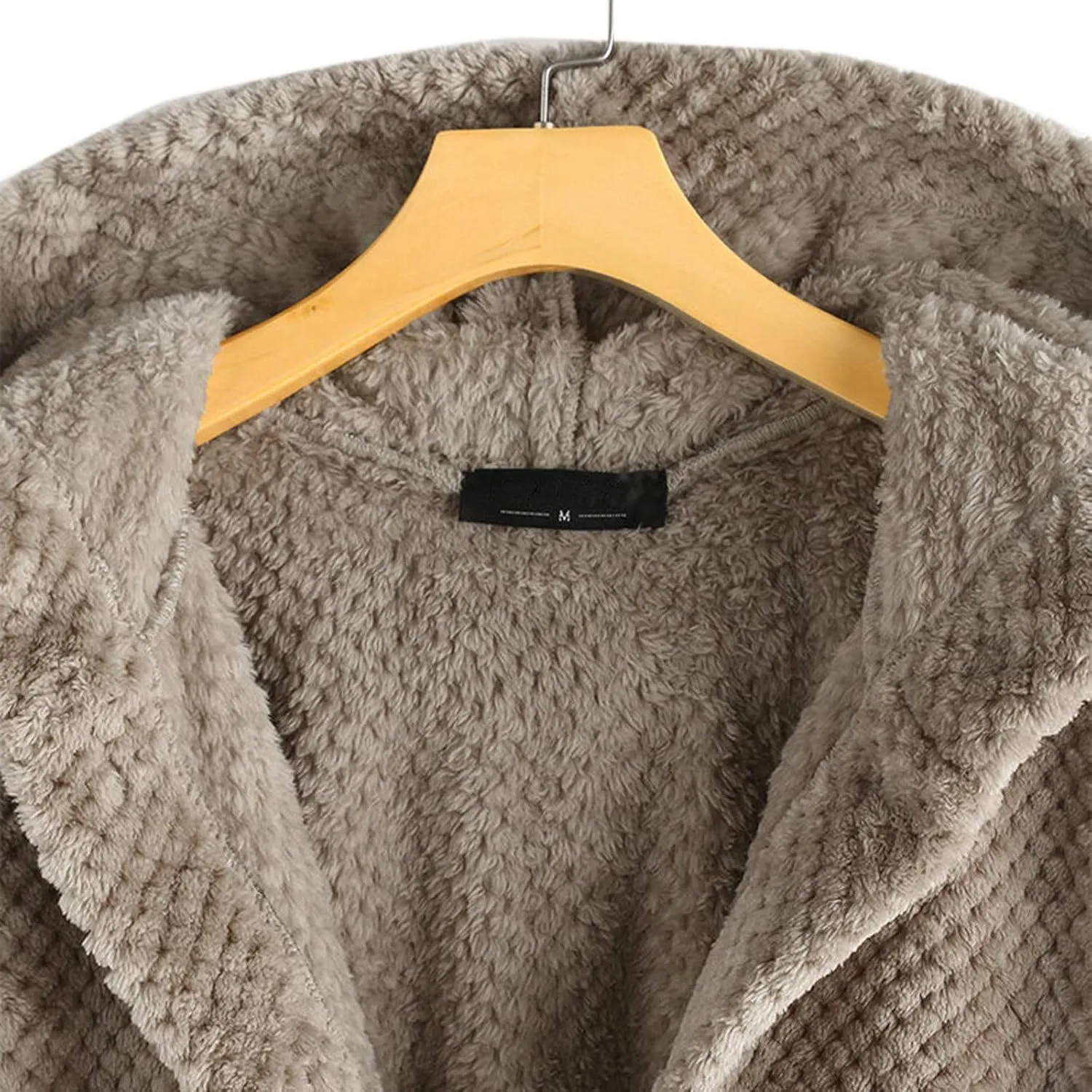 Fleece Jacket Women Button Hem Plus Size Hoodie Top Sweater Blouse Oversized Fluffy Outerwear para Coats