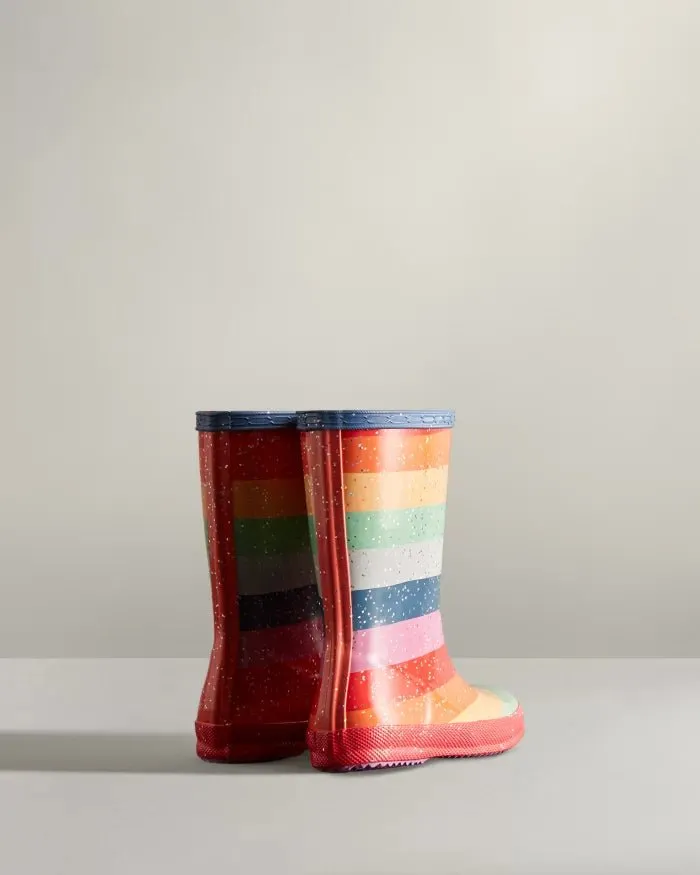 Hunter Little Kids Original First Classic Rainbow Rain Boot