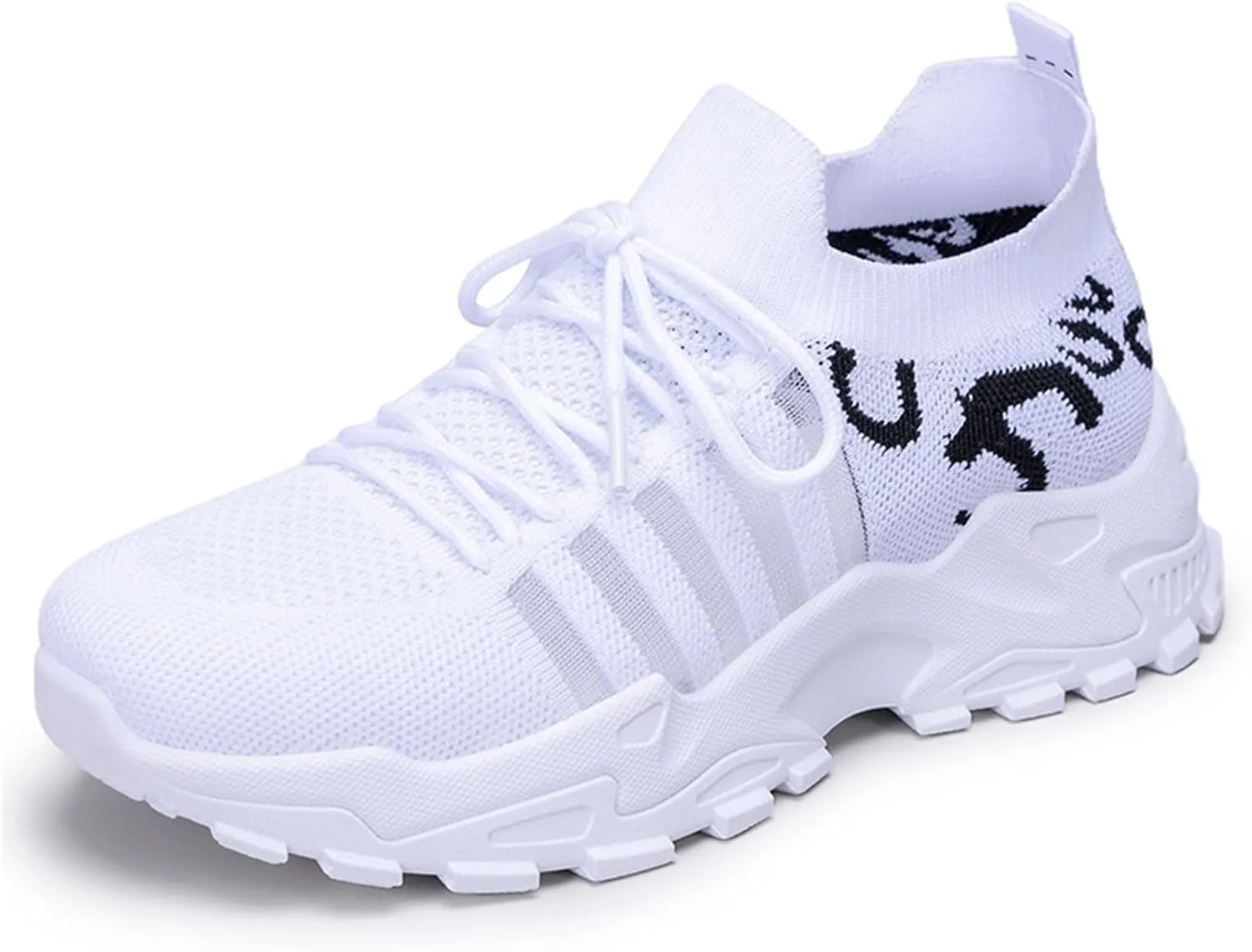 Ladies Mesh Orthopedic Sneakers Breathable Lace-up Walking Running Shoes Comfortable Tennis Shoes Non Slip Lightweight Cute Womens Thick Sole Sneaker