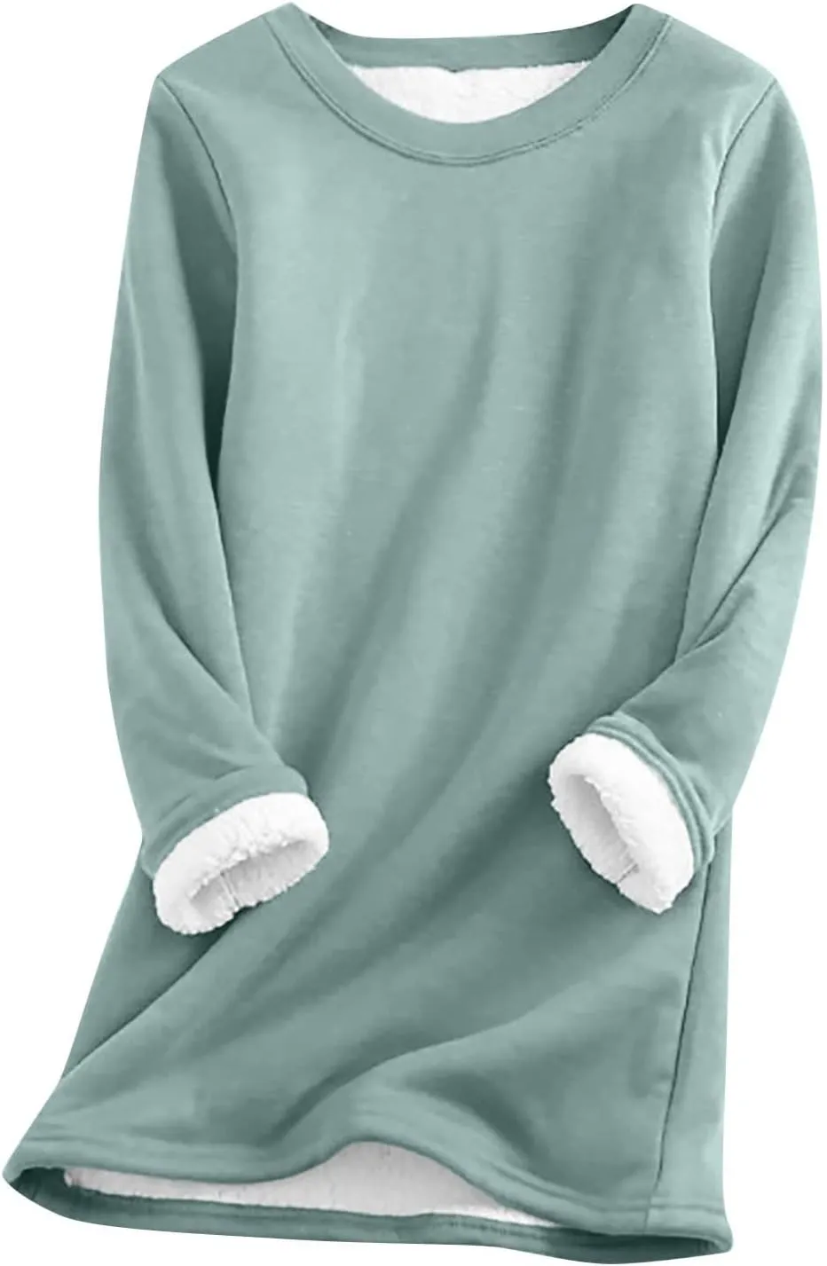 LCMTWX Winter Coats for Women Thick Fleece Sweatshirt Winter Round Neck Warm Soft Fashion Color Block Patchwork Cardigan