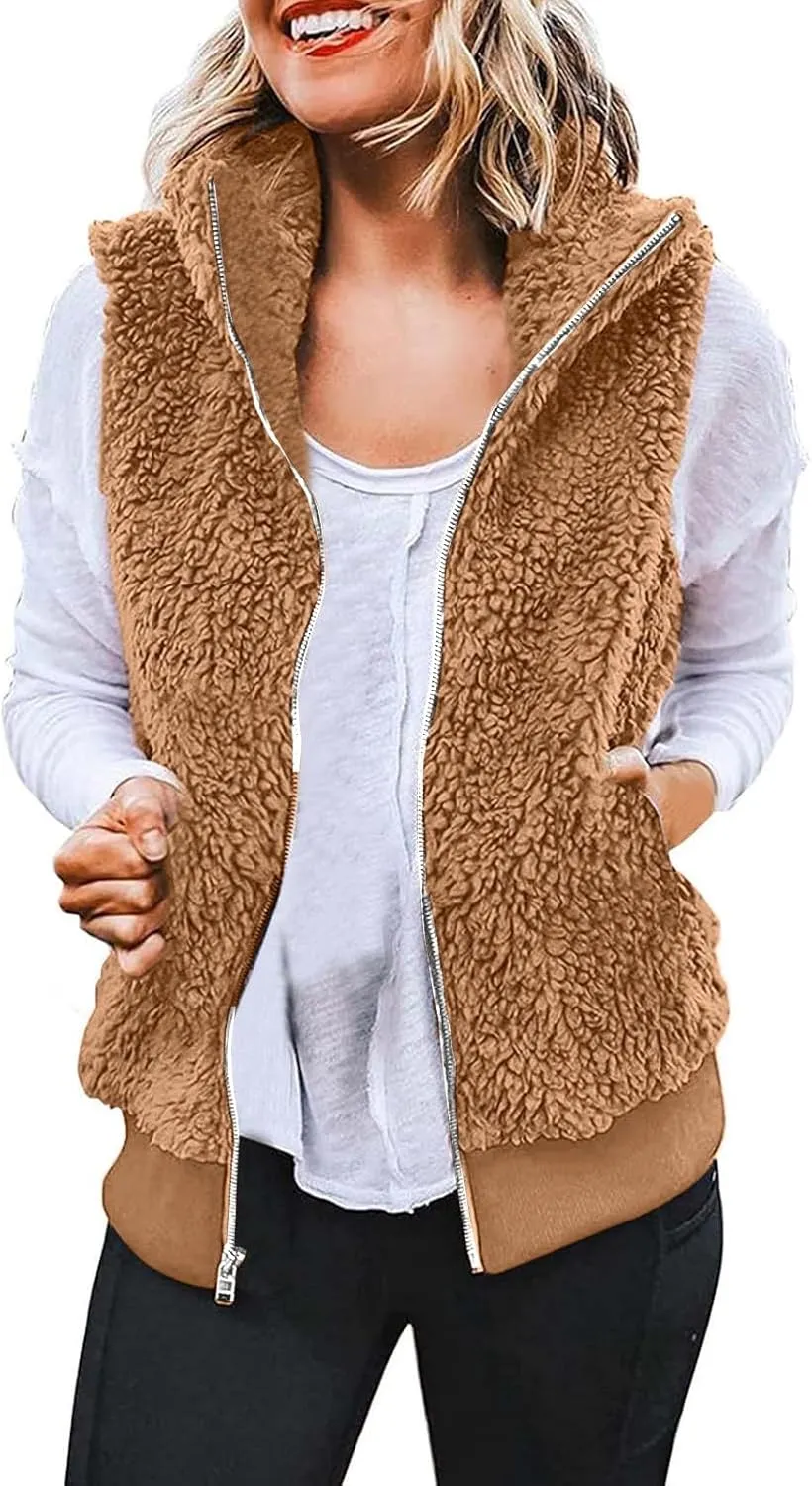 LCMTWX Women's Coats Basic Long Jacket Coat Long Sleeved Jumper with Pockets Winter Coat Women Faux Fur Fur Coats for