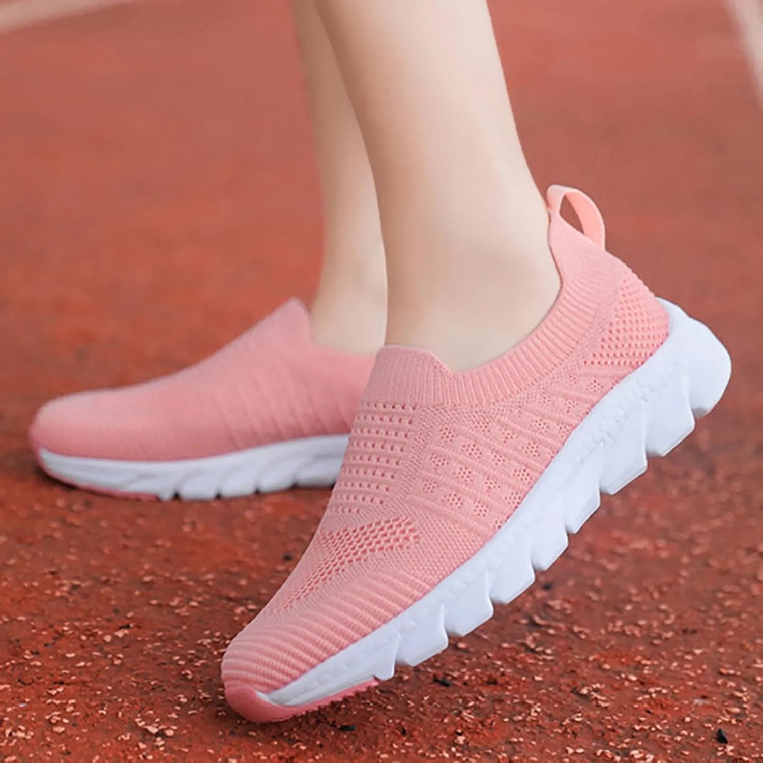 Low-Top Slip Ons Women's Fashion Sneakers Casual Running Shoes for Women Boots Slip On Shoes Casual Wedge Sneakers Black Tennis Shoe Loafers Dress Shoe