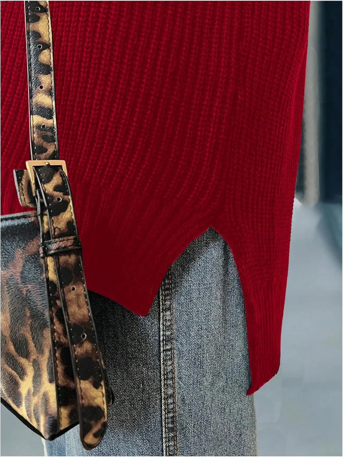MakeMeChic Women's Plus Size Loose Sweater Vest V Neck Sleeveless Cable Knit Sweaters
