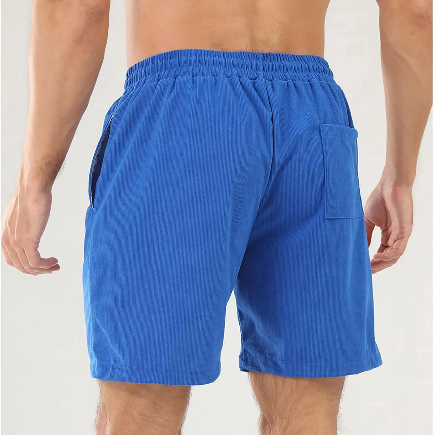 Men Gradient Beach Shorts 2025 Summer Big and Tall Workout Shorts Drawstring Elastic Waist Soft Short with Pockets