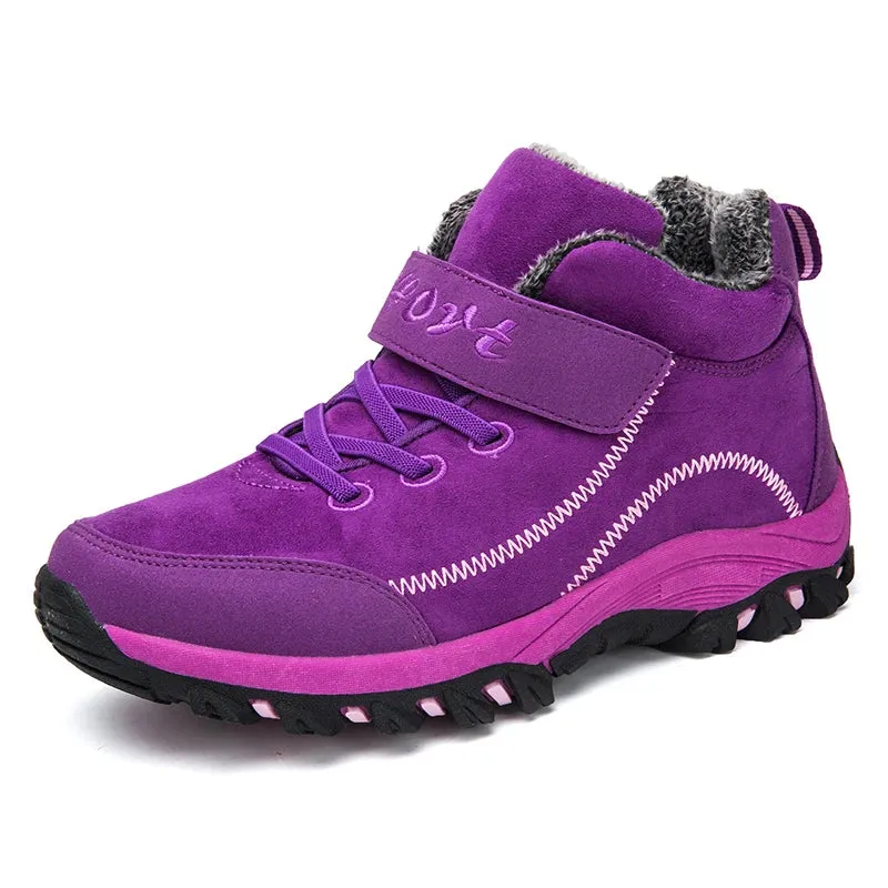 Men Winter Warm Leather Waterproof Boots