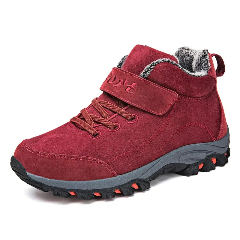 Men Winter Warm Leather Waterproof Boots