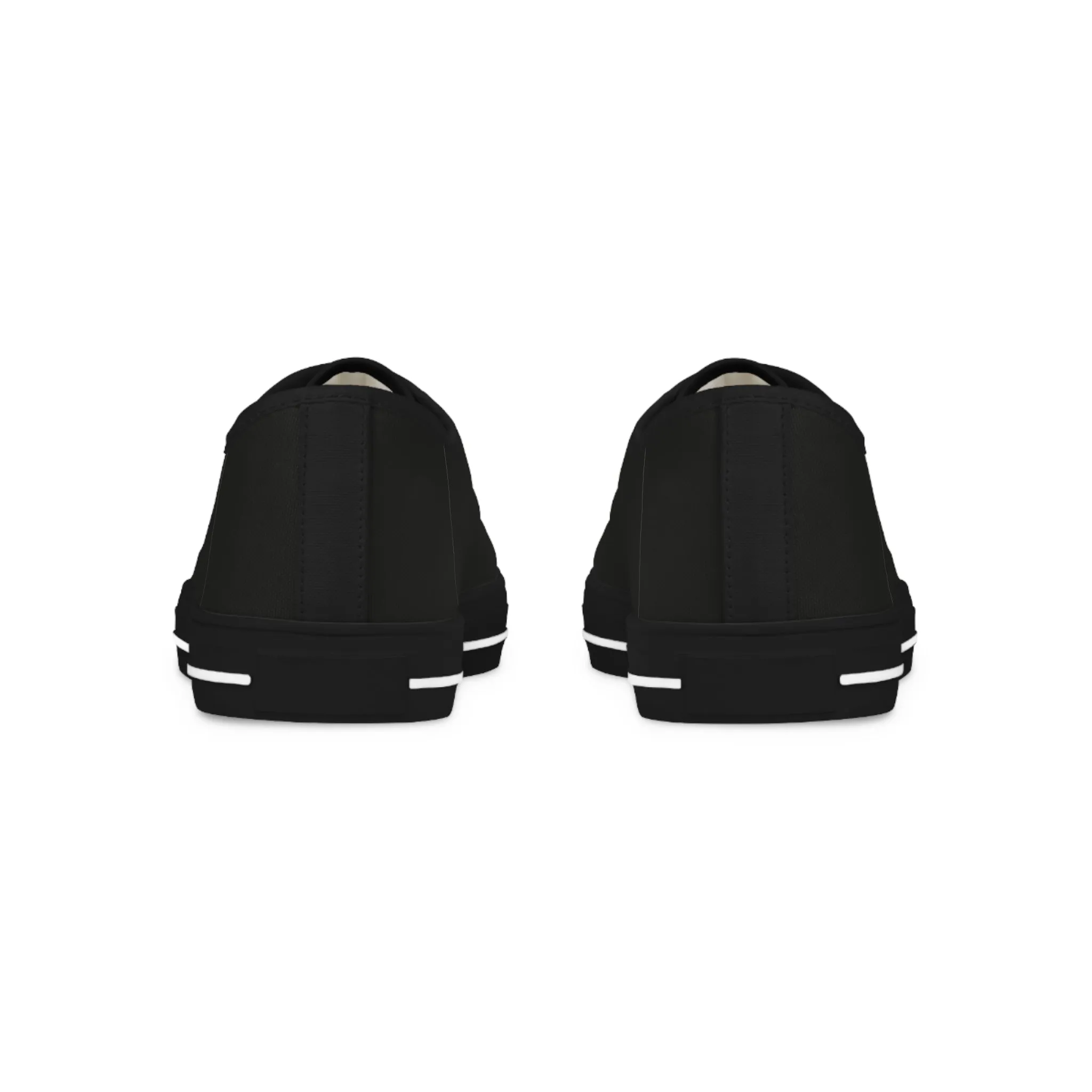 Men's Low Top Sneakers - BLACK