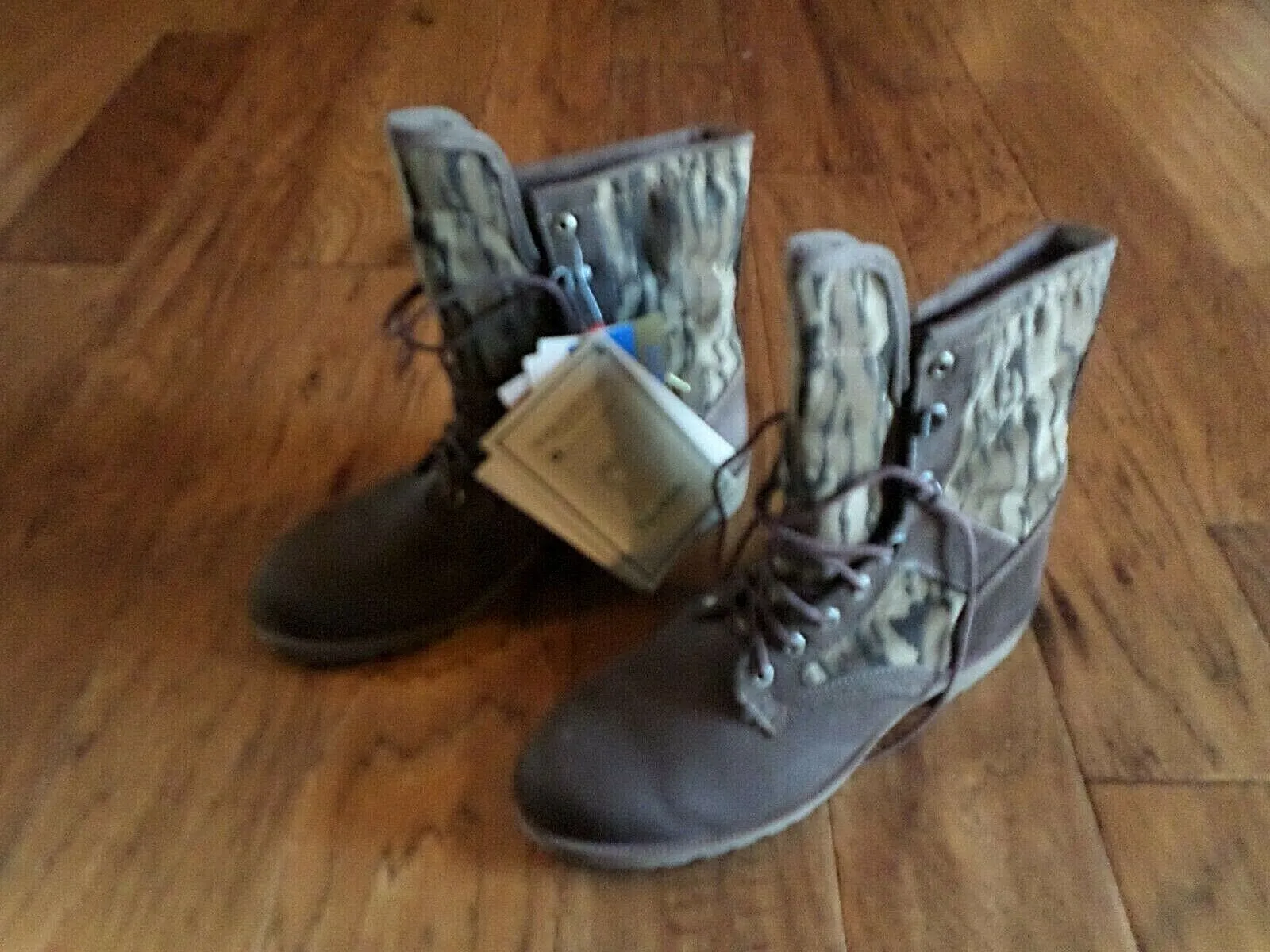NORTHLAKE GORE-TEX BOOTS THINSULATE WATERPROOF SIZE 8 M CAMOUFLAGE