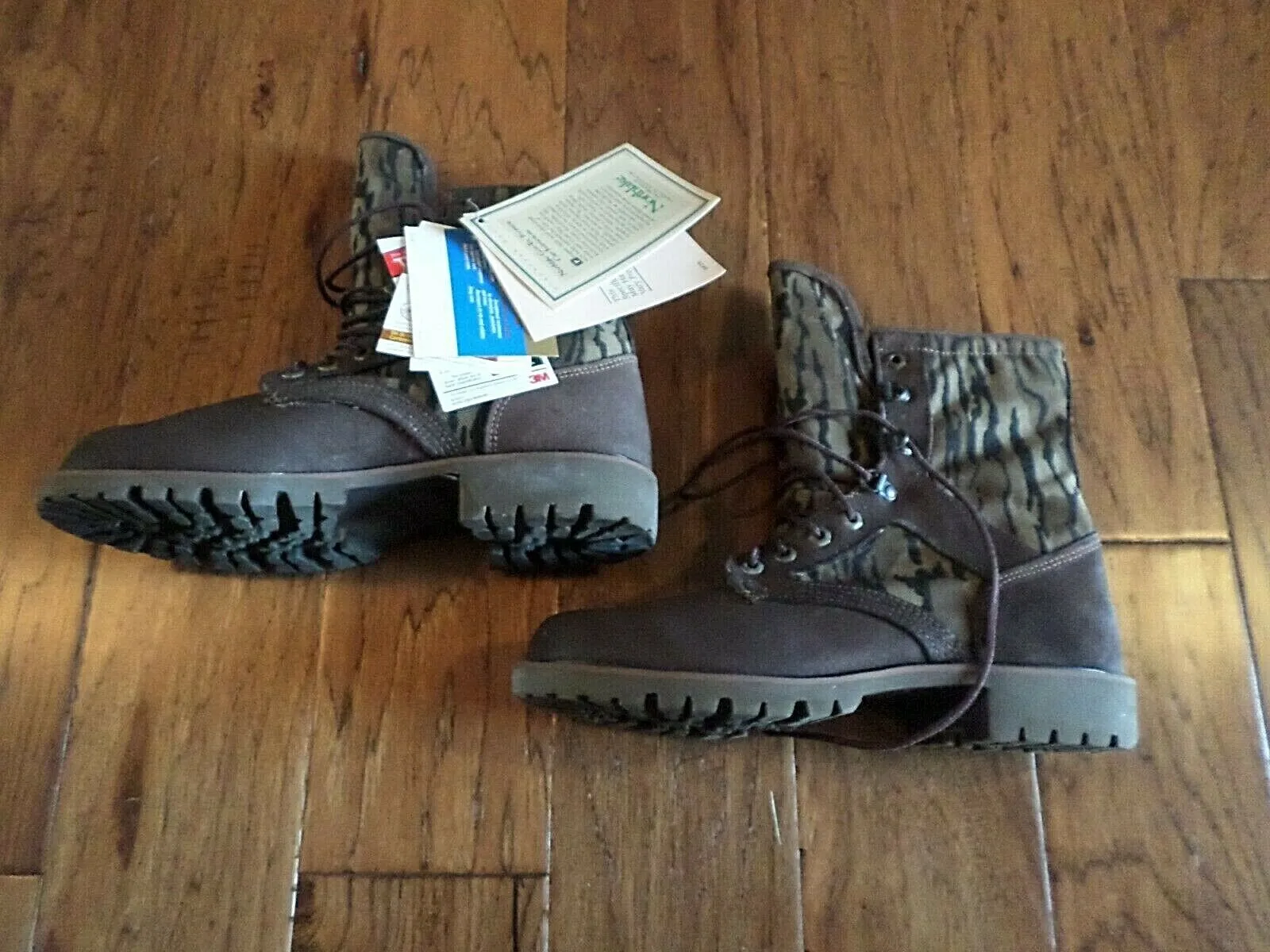 NORTHLAKE GORE-TEX BOOTS THINSULATE WATERPROOF SIZE 8 M CAMOUFLAGE