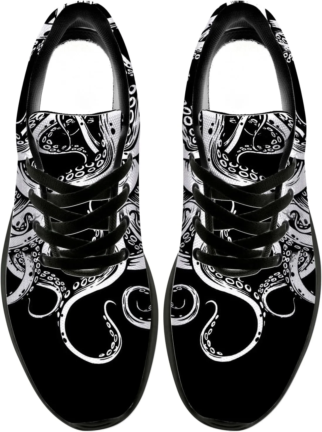 Octopus Shoes Women's Men's Running Tennis Shoes Fashion Sneakers Octopus Gifts for Women Men