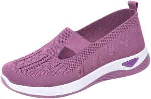 Orthopedic Walking Shoes for Swollen Feet Women Slip On Sneakers with Arch Support Comfortable Casual Loafers Plantar Fasciitis Foot Pain Relief