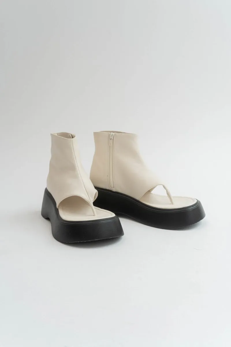 platform thong sandals/3color