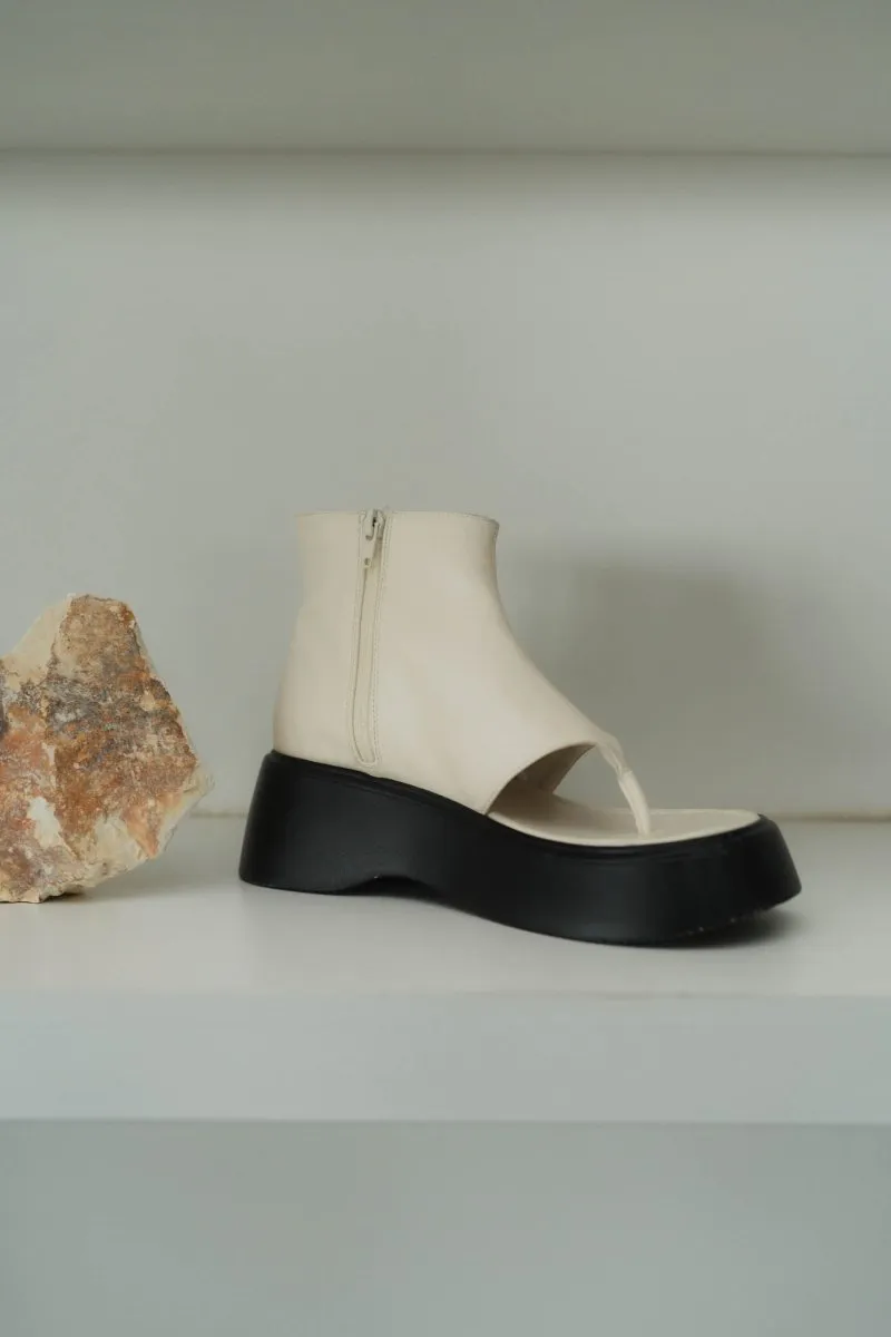 platform thong sandals/3color