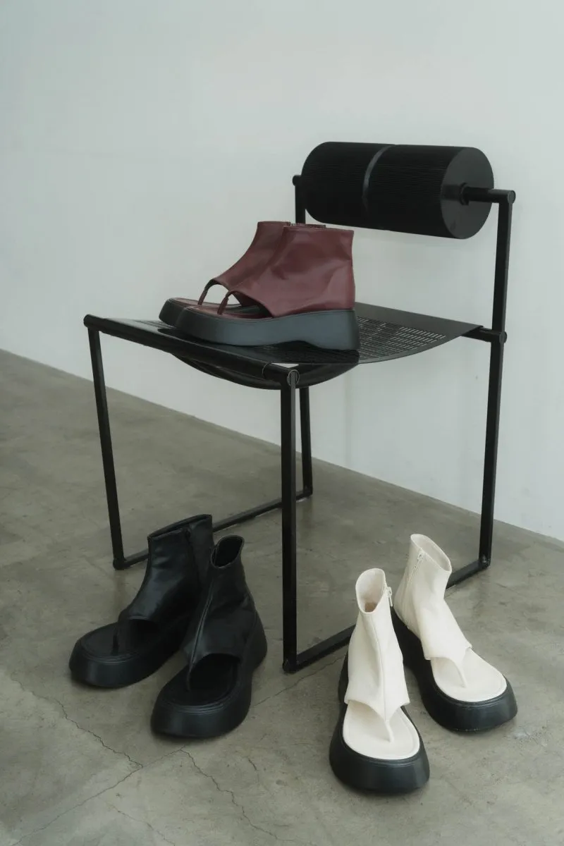 platform thong sandals/3color