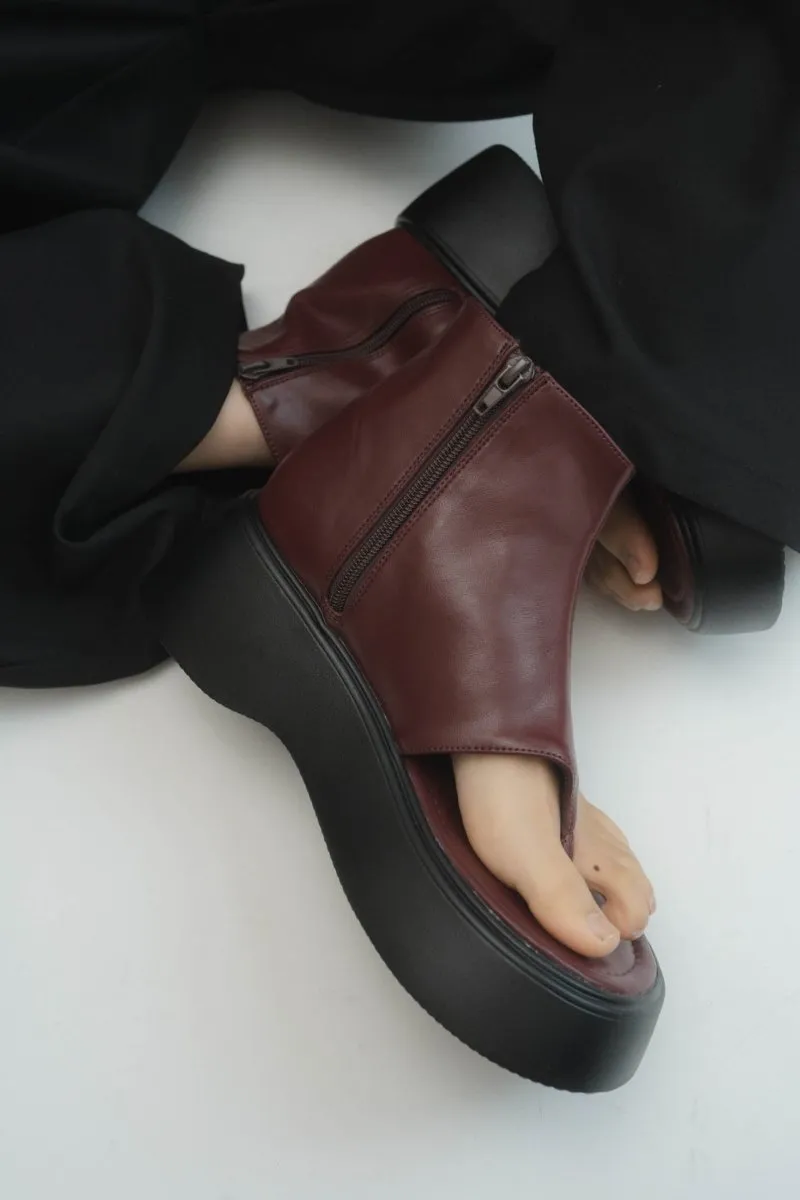 platform thong sandals/3color