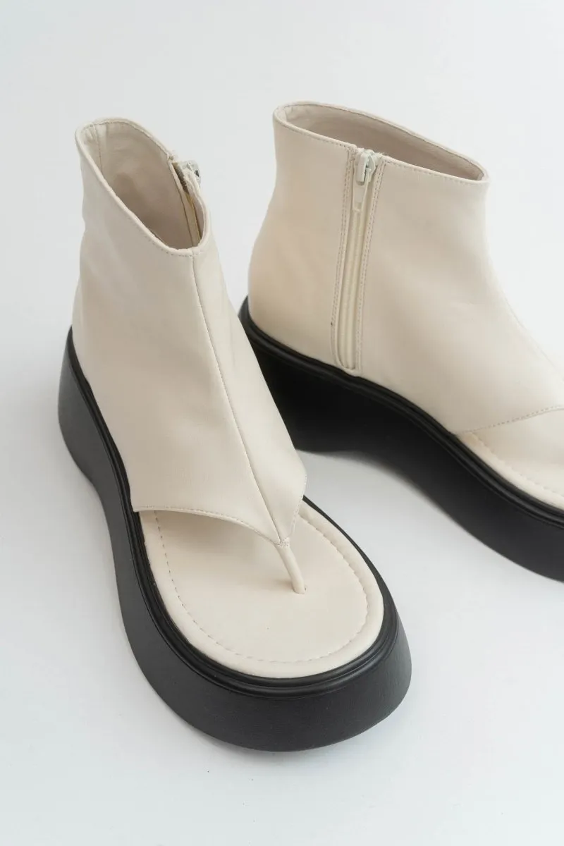 platform thong sandals/3color