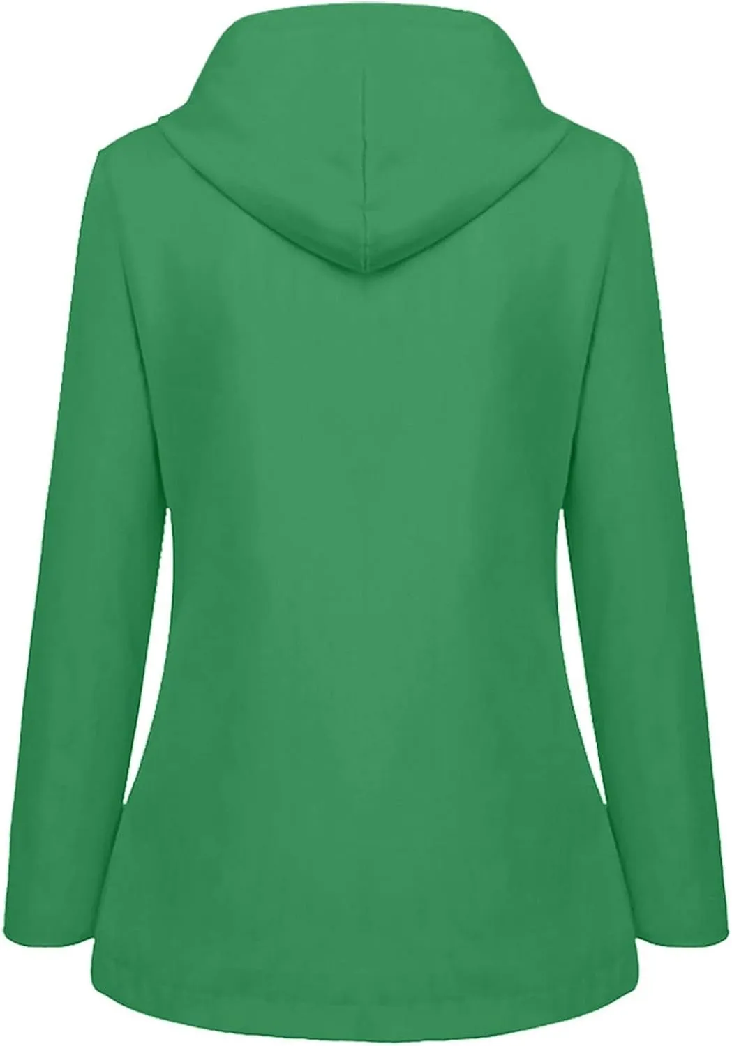 Rain Jacket Women 2024 Fall Lightweight Waterproof Raincoat Windbreaker Outdoor Hooded Trench Coat