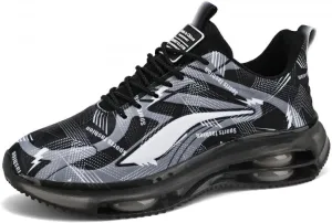 Running Shoes for Men Mens Sneakers Comfortable Cushioning Height Boosting Shoes Lightweight Non-Slip Breathable Running Walking Tennis Shoes Casual House Shoes