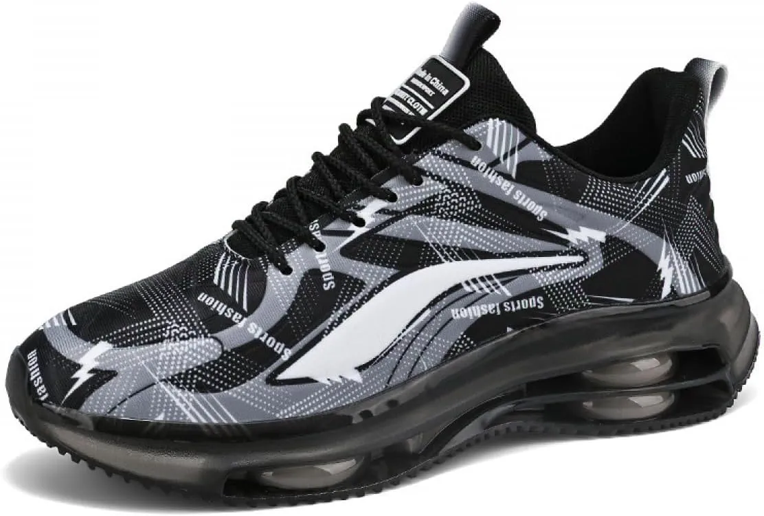 Running Shoes for Men Mens Sneakers Comfortable Cushioning Height Boosting Shoes Lightweight Non-Slip Breathable Running Walking Tennis Shoes Casual House Shoes