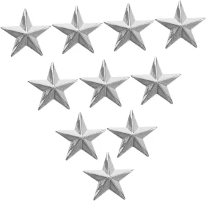 Snowboard Pads 10pcs Star Studs Non Slip Grippers for Snowboarding Skiing and Ice Skating