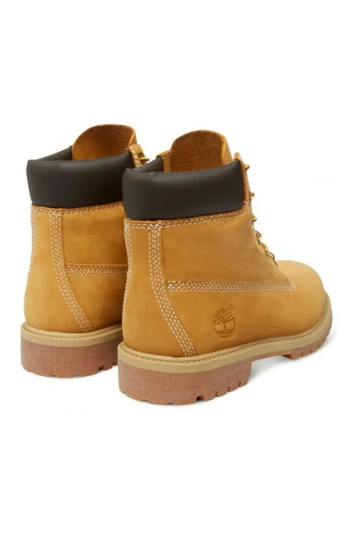 TIMBERLAND JUNIORS PREMIUM 6 IN WATERPROOF BOOT in MEDIUM WIDTH