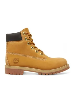 TIMBERLAND JUNIORS PREMIUM 6 IN WATERPROOF BOOT in MEDIUM WIDTH
