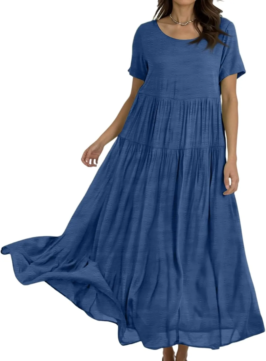 Trendy Dresses for Women 2025, Elegant Spring Beach Boho Summer Flower Print Sundress