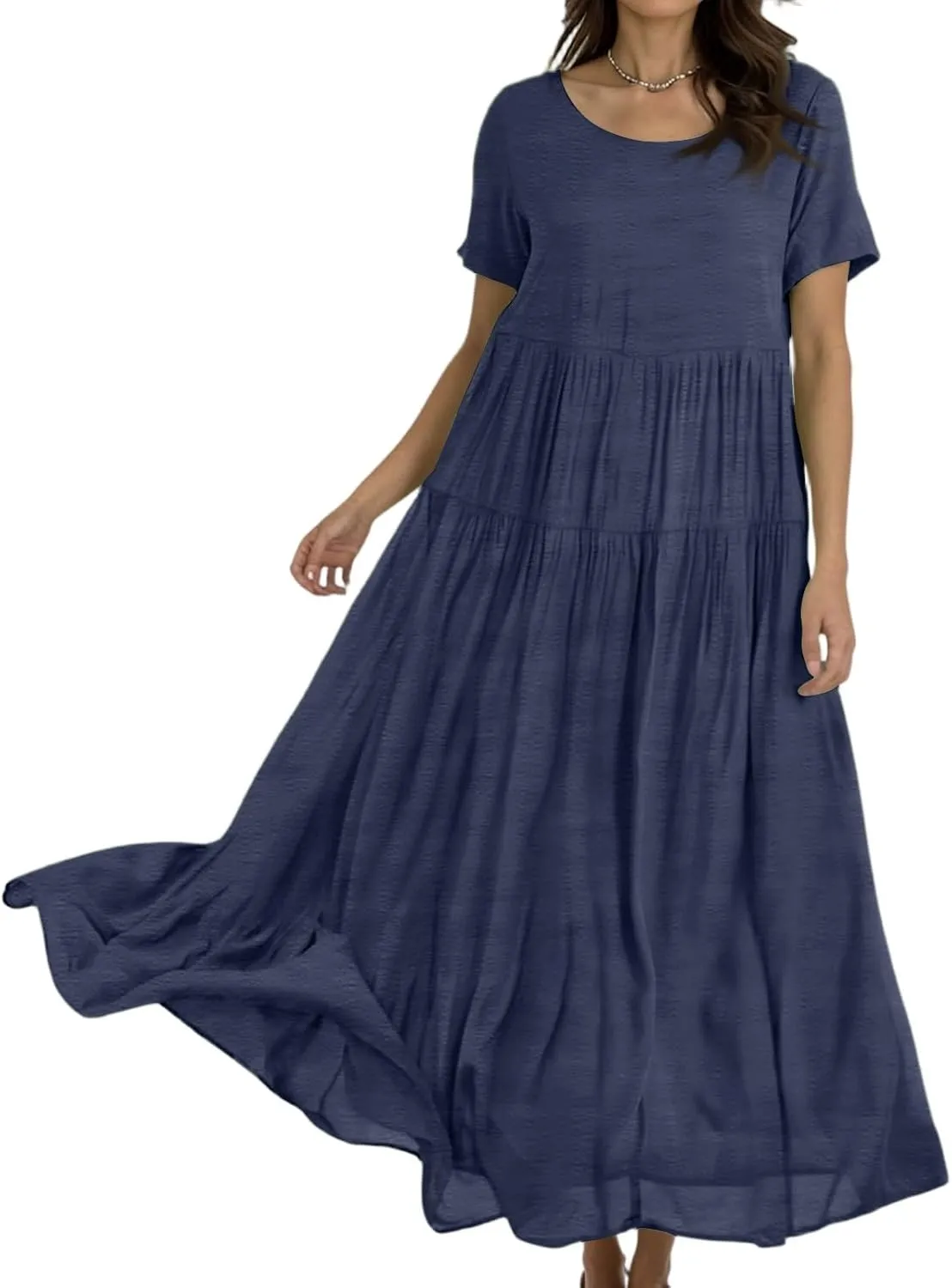 Trendy Dresses for Women 2025, Elegant Spring Beach Boho Summer Flower Print Sundress