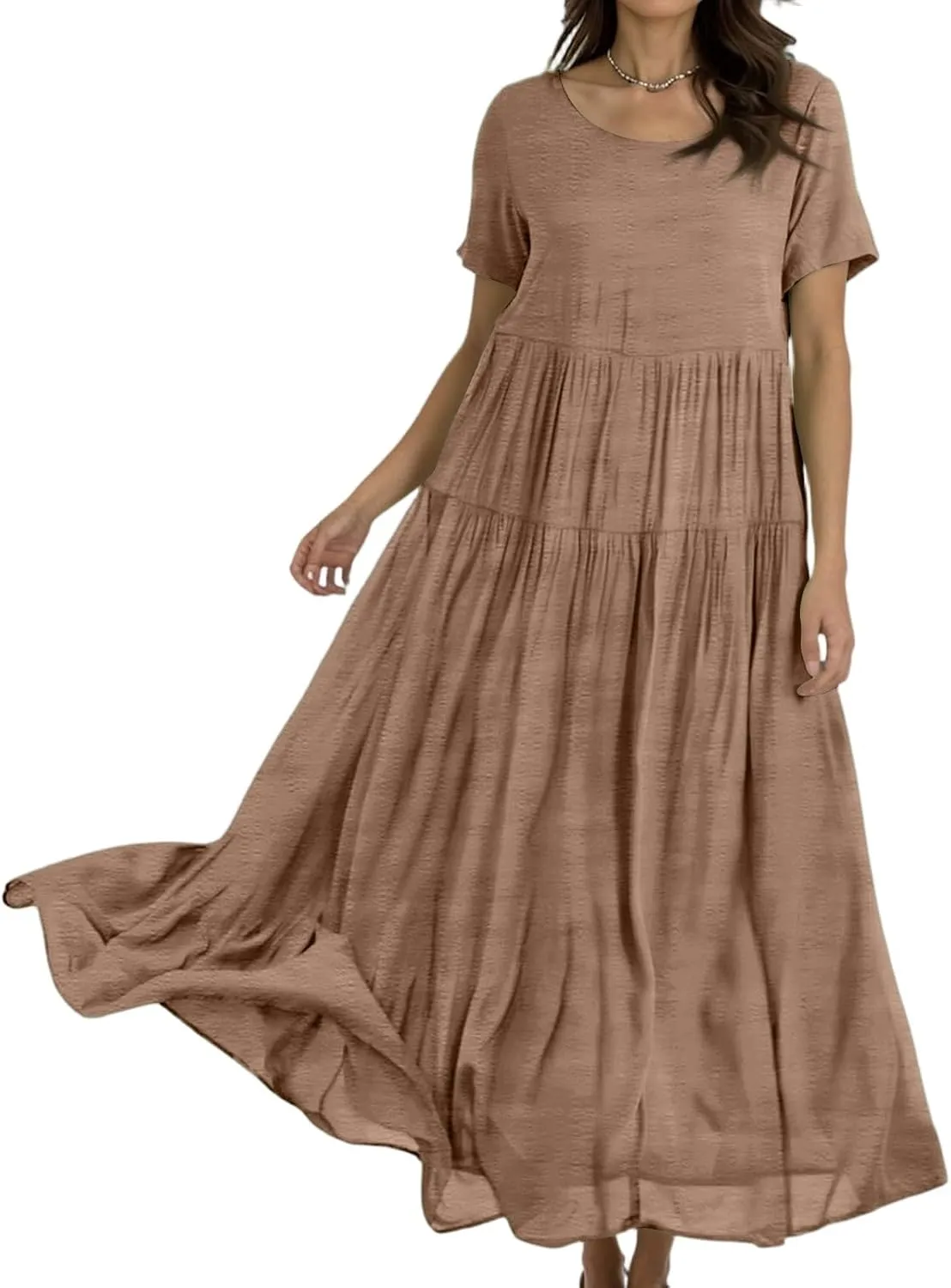 Trendy Dresses for Women 2025, Elegant Spring Beach Boho Summer Flower Print Sundress
