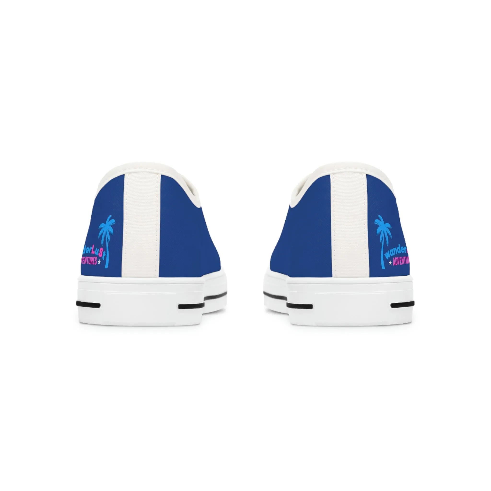 wanderLuSt ADVENTURES Blue Women's Low Top Sneakers