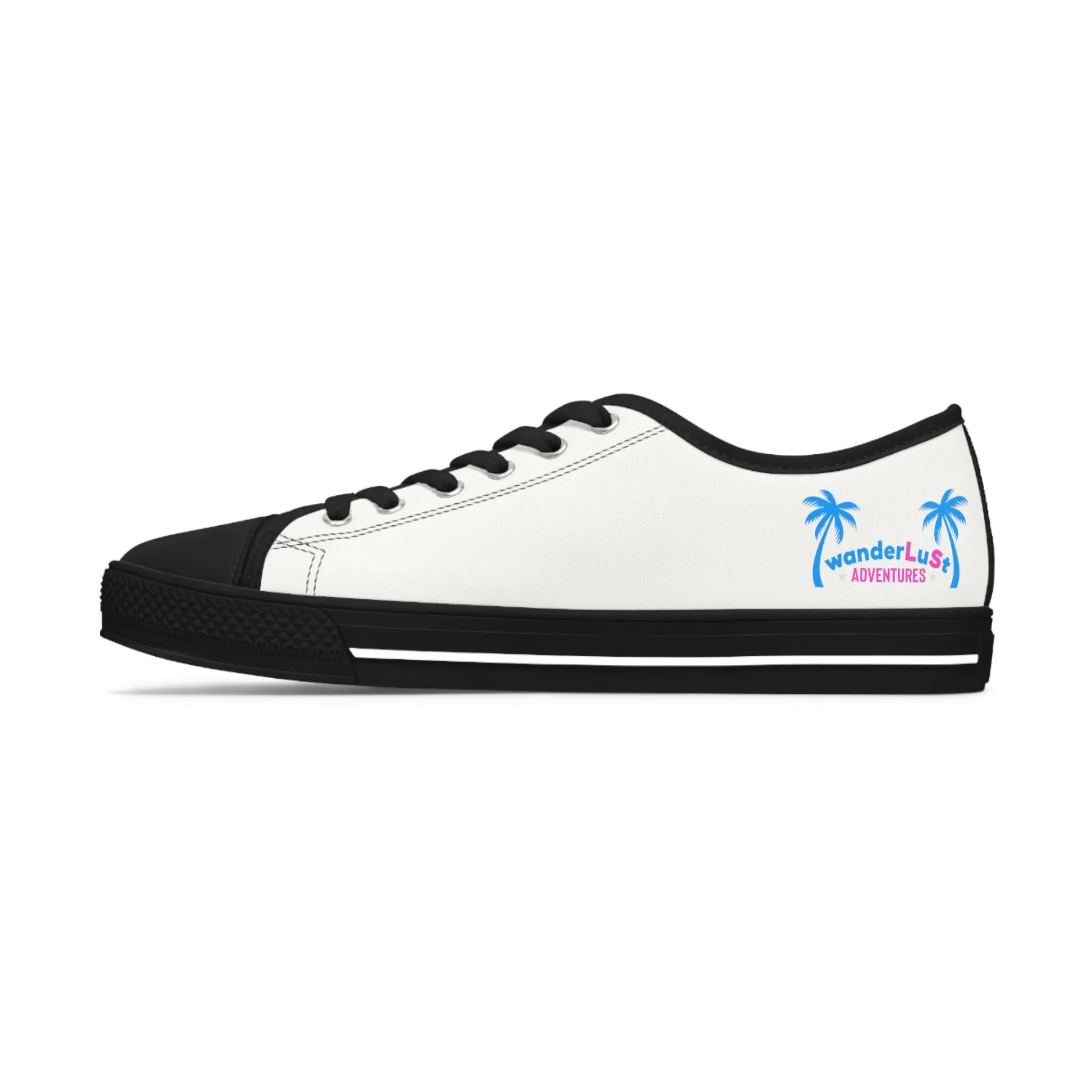 wanderLuSt ADVENTURES White Women's Low Top Sneakers