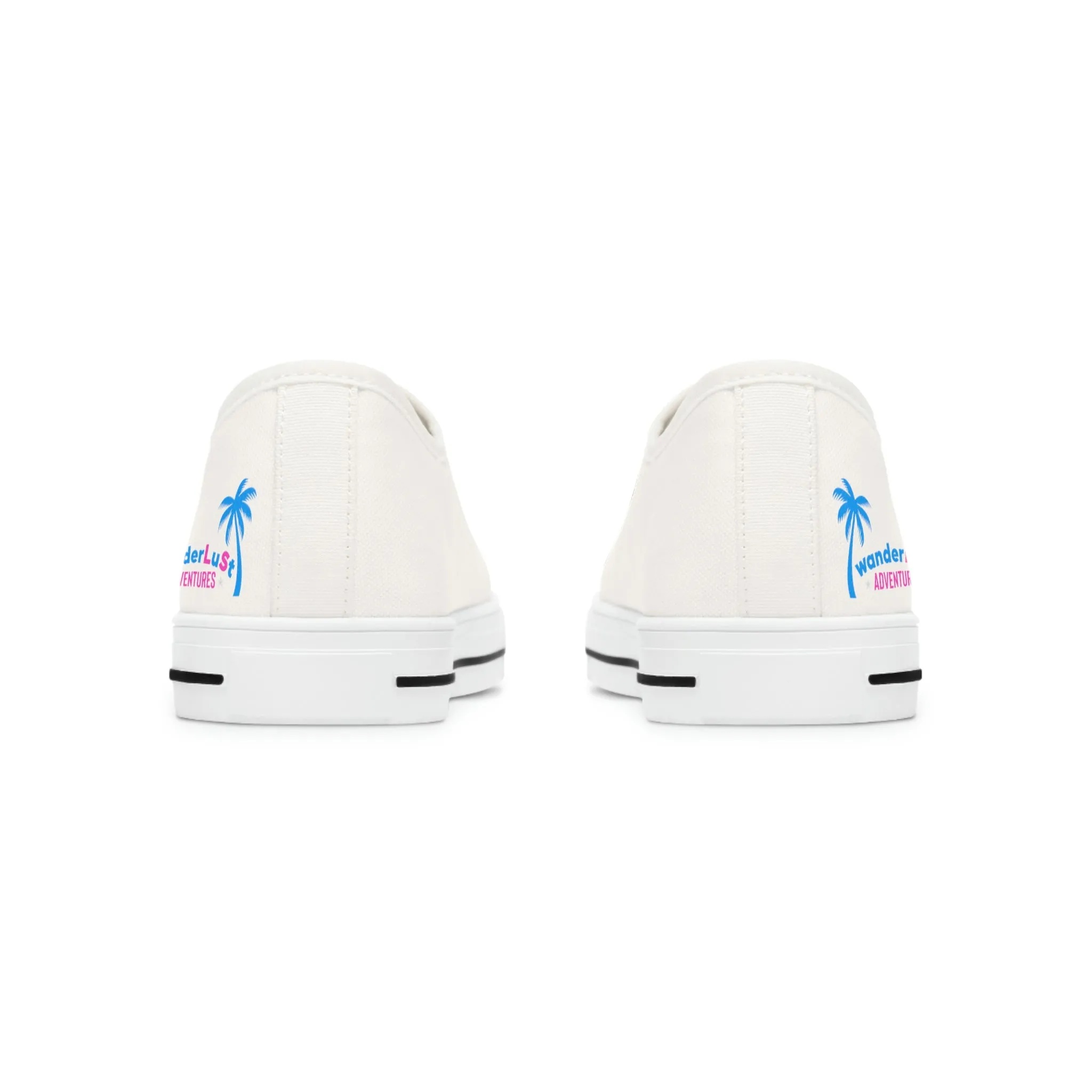 wanderLuSt ADVENTURES White Women's Low Top Sneakers