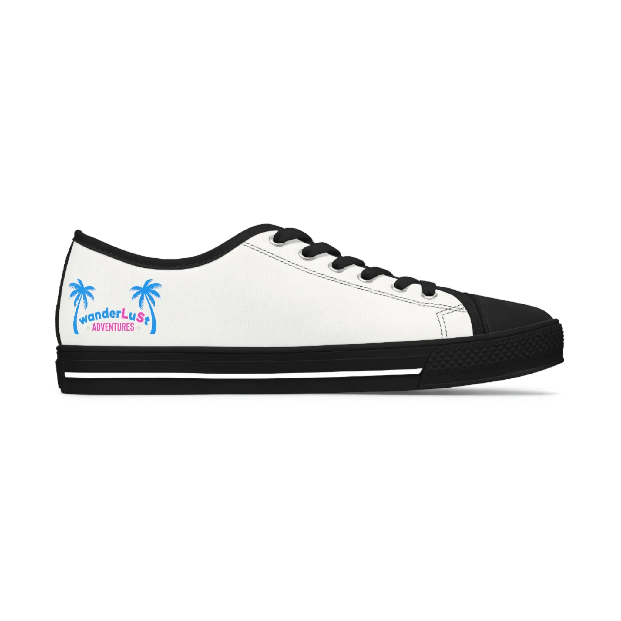 wanderLuSt ADVENTURES White Women's Low Top Sneakers