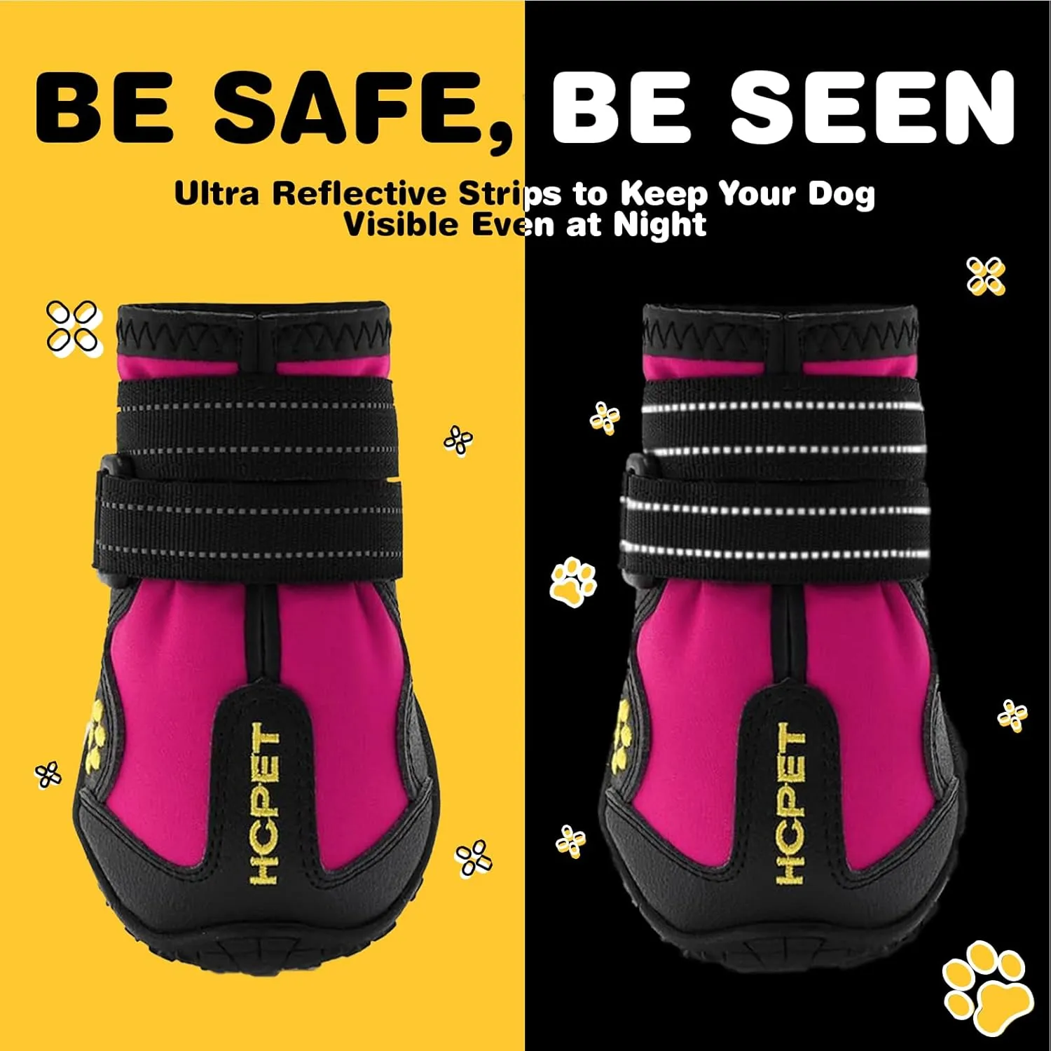Waterproof Dog Boots – Anti-Slip Paw  for Summer & Winter